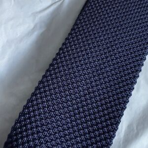 Bruun & Stengade Navy Blue Knit Tie